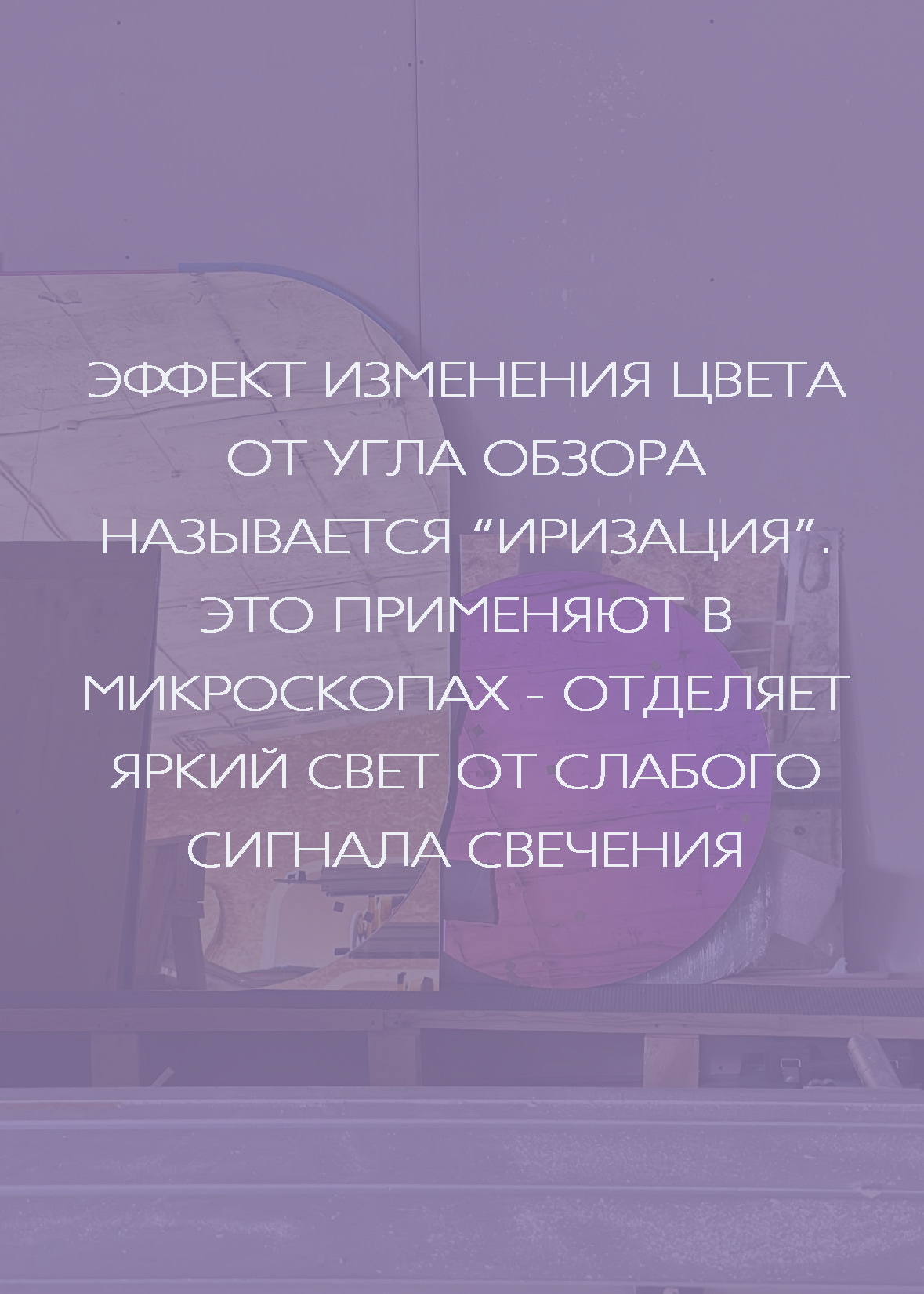 Зеркало круглое хамелеон