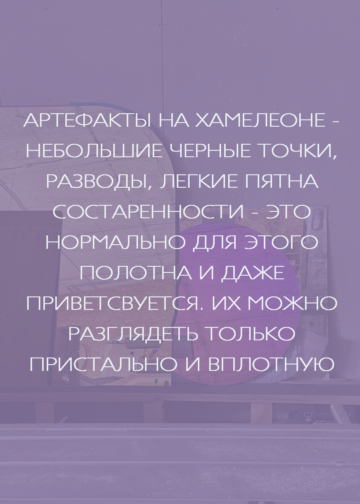 Зеркало круглое хамелеон